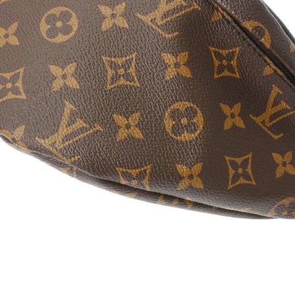 LOUIS VUITTON Louis Vuitton Monogram Bum Bag Brown M43644 Men's Canvas Body - Picture 6 of 12